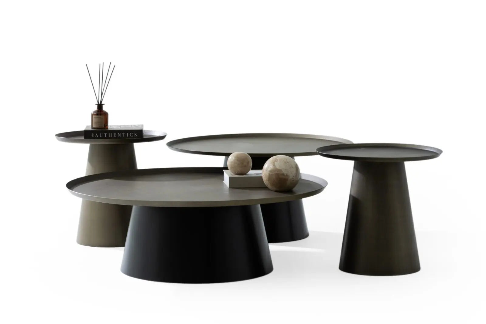 Tavolinë Anësore / Harmony Side Big Table Gold