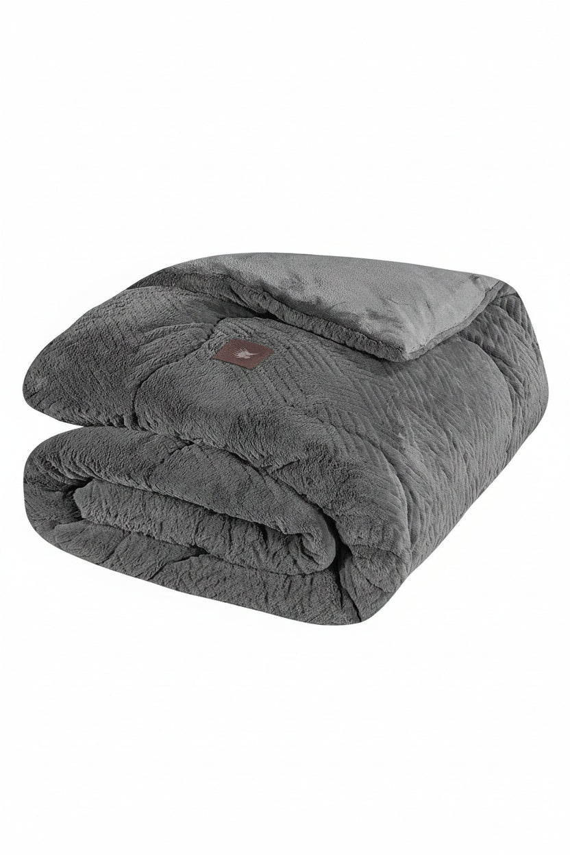 3954 BLANKET-COMFORTER KING RABBIT FAUX FUR GREENWICH POLO CLUB