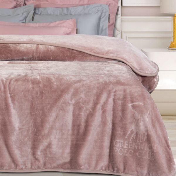 3469 Blanket Velour Queen Greenwich Polo Club