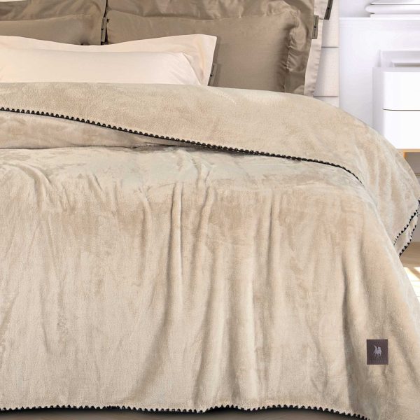 4438 BLANKET FLEECE 130?170 GREENWICH POLO CLUB