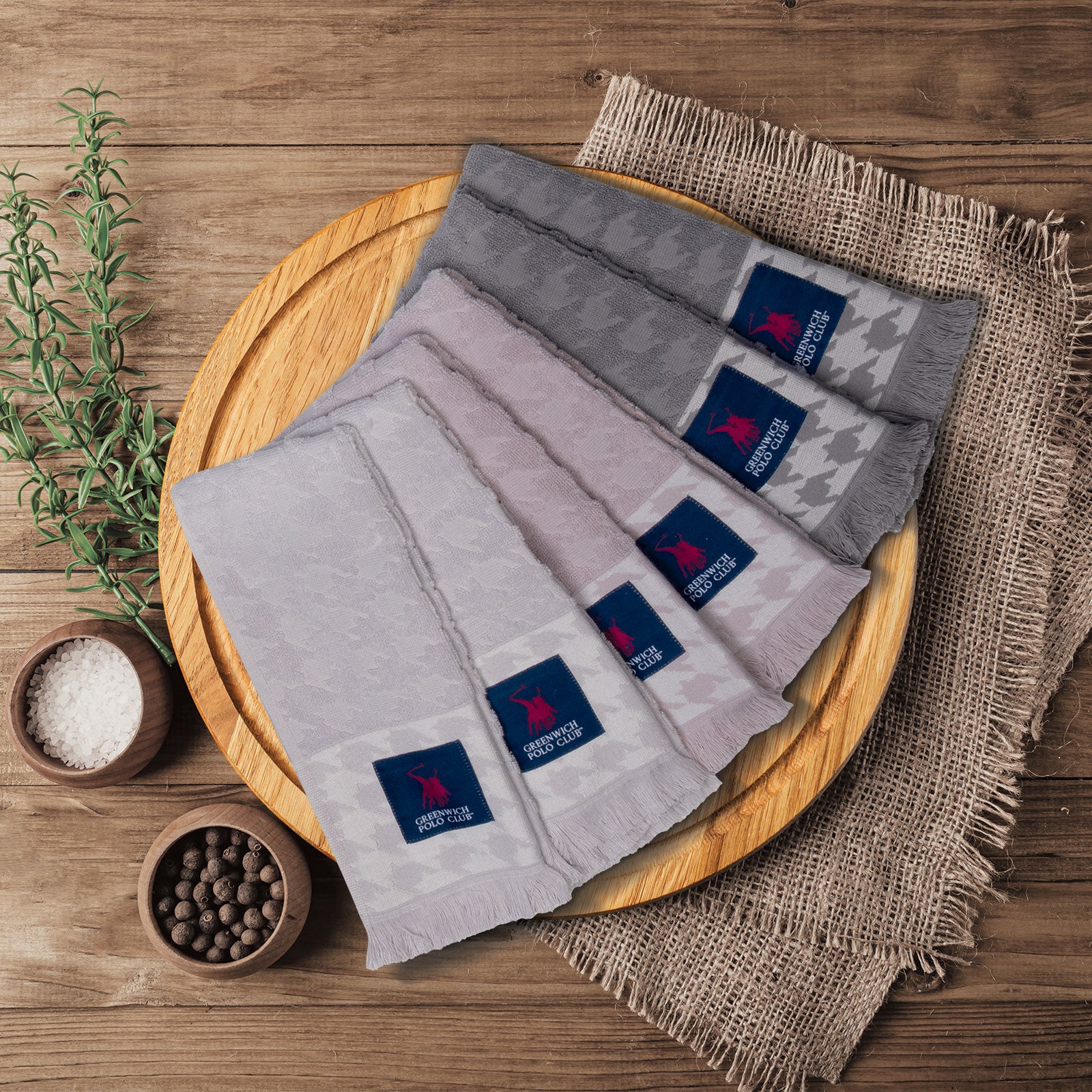 2699 Kitchen Towels S?? 2Pcs 40?60 Greenwich Polo
