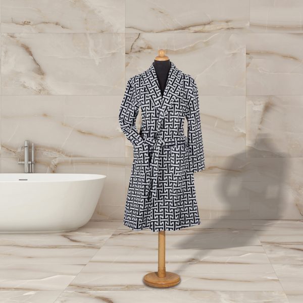 Robdishanë / 3094 Bathrobe Medium Greenwich Polo Club