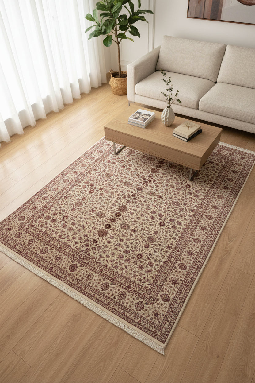 Tapet / Hlc Hsl Hereke 3705 Ivory/Ivory N 4,23 M2