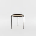 Tavolinë Mesi / FLOYD COFFEE TABLE DiAM 45HX50 WOOD FINSIH ROVERE CENERE 030