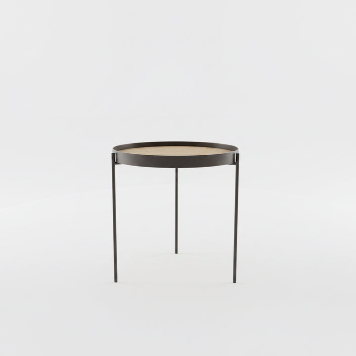 Tavolinë Mesi / FLOYD COFFEE TABLE DiAM 45HX50 WOOD FINSIH ROVERE CENERE 030