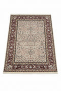 Tapet / Sidd.Hereke Yün Ipek.3706.Ivory / Red..N