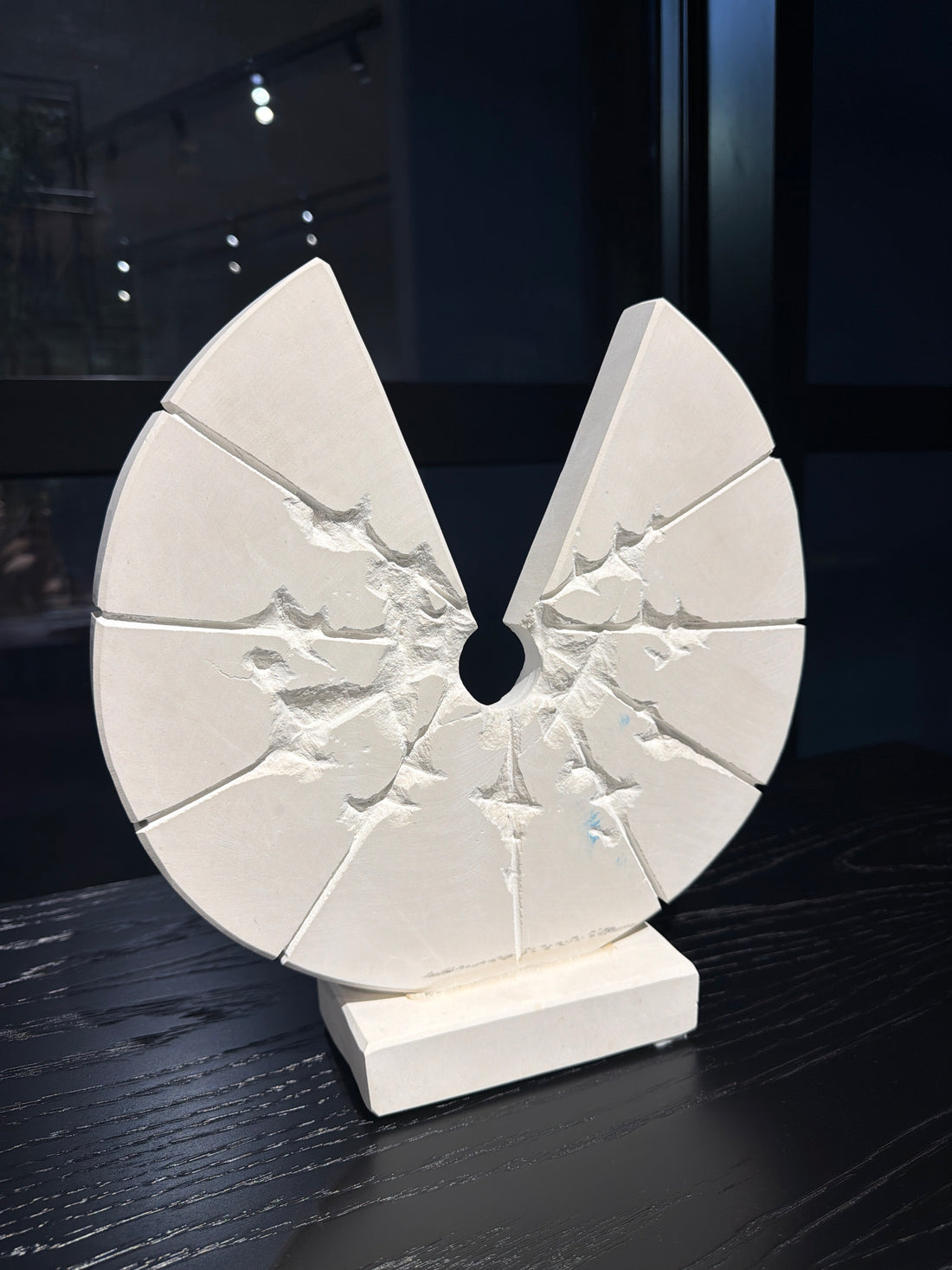 Objekt Disk Mermer i Bardhe 30cm