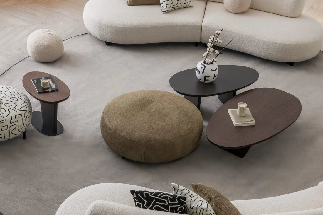 Tavolinë Mesi / Barcelona Middle Coffee Table Big Walnut