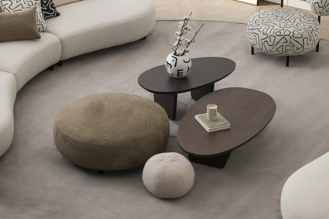 Tavolinë Mesi / Barcelona Middle Coffee Table Big Walnut