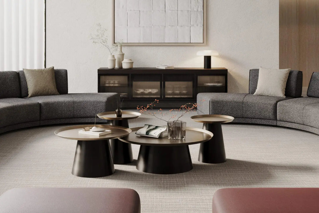 Tavolinë Anësore / Harmony Side Big Table Gold