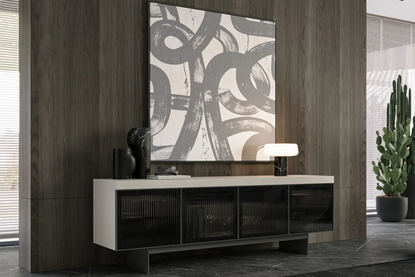 Hiro Ecru Console