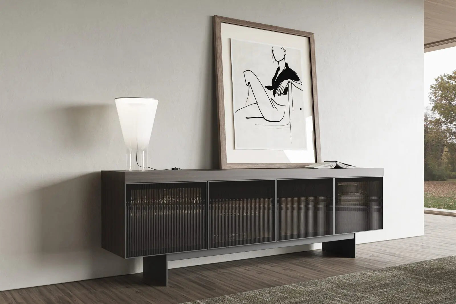 Hiro Ecru Console