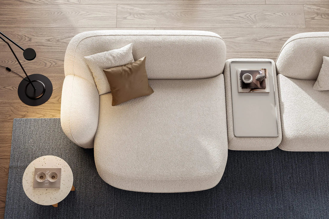 Kënd / Icona Sofa 100 Cm Right Arm Module + 100 Cm Left Arm Module ( Hoppi 17 ) Ribbon: Yanki 5514