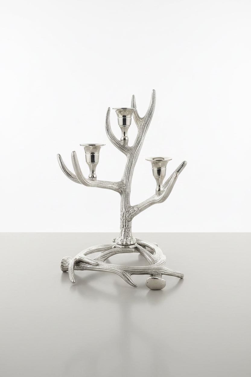 Shandan / Oliver Agac Dali Desenli 3Lu Silver Mumluk 23 23 34 Cm 2 2