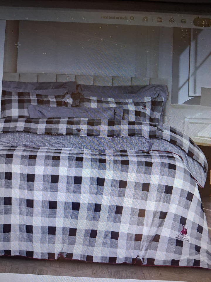 Çarçaf & Këllëf / 2177 Bed Sheet Set Queen Greenwich Polo Club
